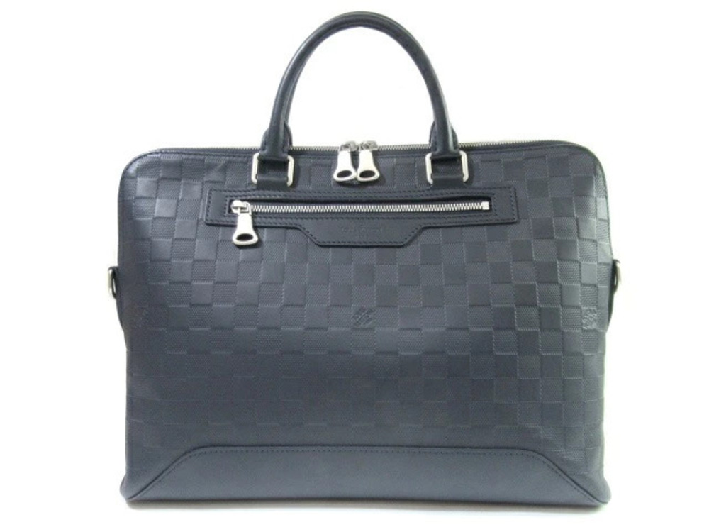 LOUIS VUITTON Bag Avenue Briefcase Damier Infini Astral